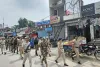 पंचकूला पुलिस ने निकाला फ्लैग मार्च